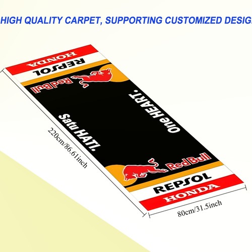 Tappetino pit red bull design - bull,