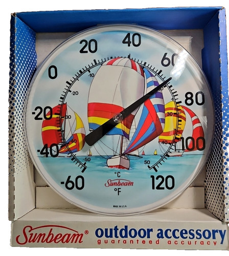 Termometro vintage sunbeam - termometro,