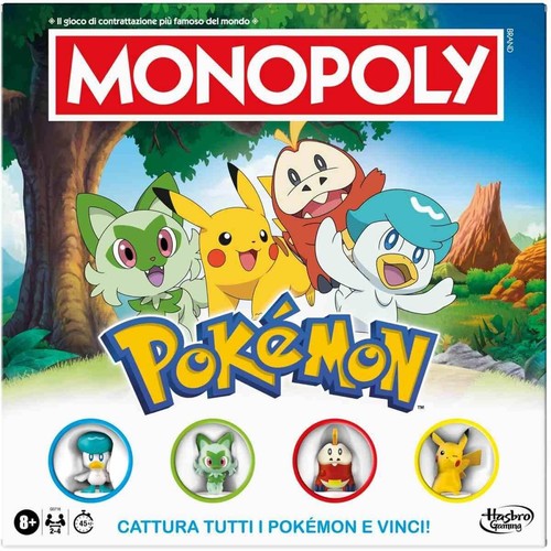 Monopoly pokemon board game - board,