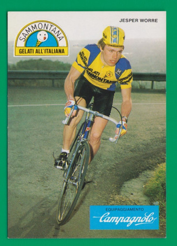 Cyclisme carte cycliste jesper - cycliste,