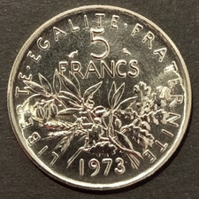 FRANCIA 5 FRANCHI FRANCS 1970