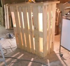 Banco bar realizzato con Bancali  EPAL arredamento 110x50 h120 stile vintage