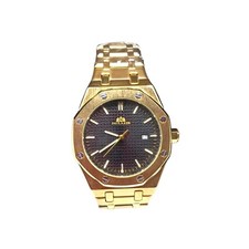 Orologio Automatico Meccanico Corda Da Polso unisex nero movimento a vista inox