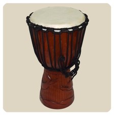 Djembe | intagliato 40 cm | Bongo tamburo africano intaglio elaborato