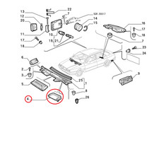 MOSTRINA PRESA ARIA PARAURTI