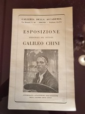 Galileo Chini Esposizione Personale Galleria Dell'Accademia (1952) Opere Esposte