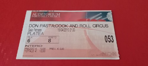 Biglietto concerto don pasta - biglietto,