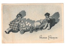 1938 bambini carretto - , agnello
