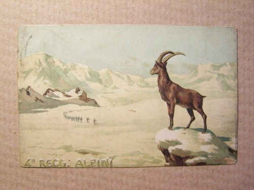 Alpini cartolina epoca - ,