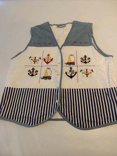 Gilet vintage grafica - , vela