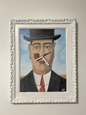 Quadro Orologio Rene Magritte
