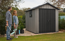 Casetta Da Giardino In Resina 229x287x242H Cm Oakland 759 Grigio Keter