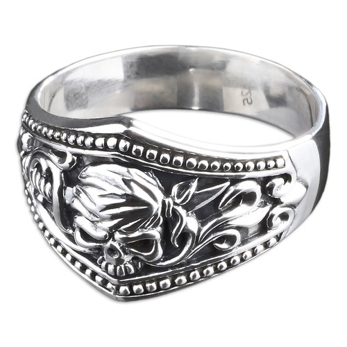 925 argento anello teschio - 925,