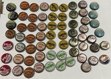 66 tappi bottiglia foderati in