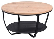 Palermo Tavolino in Metallo, Nero, 80 X 43 X 80 Cm