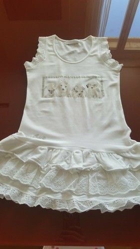 Vestito onelove bimba - bimba, bianco