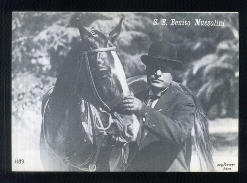 Benito mussolini cartolina - -,
