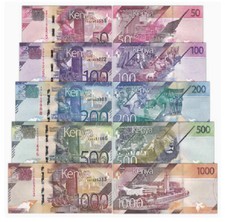 Set 5 Pezzi Kenya 50 100 200