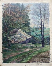 Dipinto a Olio Am Bordo Della