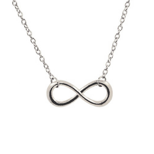 Collana con simbolo infinito - con,