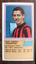 JUAN ALBERTO SCHIAFFINO-FIGURINA CALCIO EDIZIONE PANINI COLLEZIONE 1970/71-NEW