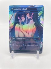 Tropical Island Full Art Foil PlayTest Mtg Tentazione Casual EDH COMMANDER V3