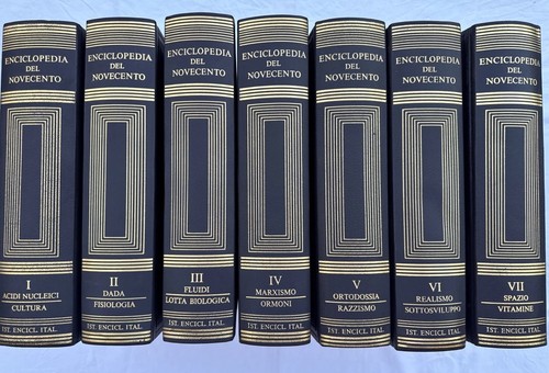 Enciclopedia del novecento - del,