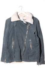 REVIEW Giacca volo Donna Giacca Taglia IT 44 grigio chiaro-bianco stile casual