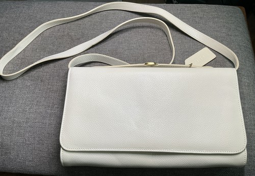 Borsa tracolla coach crema - borsa,