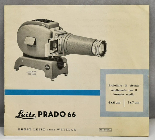 Leitz leica prado brochure - prado,