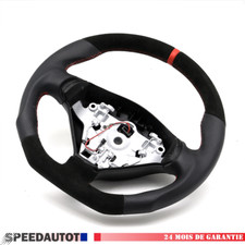 Volant Tuning cuir aplati pour