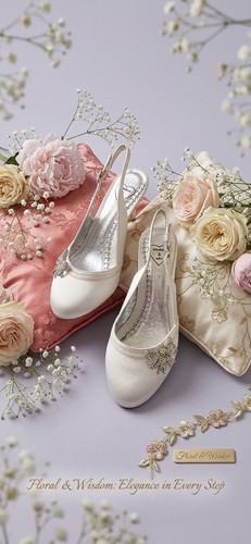 Scarpe sposa strass fiocco - da,