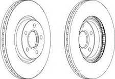 DISCO FRENO ANTERIORE FORD