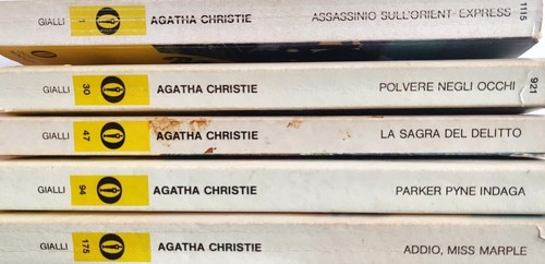Libro agatha christie titoli - agatha,