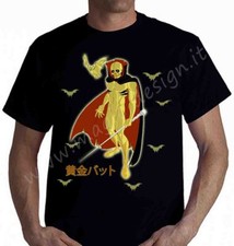 tshirt Fantaman Ōgon Batto Pipistrello dorato t-shirt cartoni animati anni 80