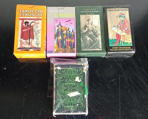 Lotto mazzi tarocchi - mazzi, di