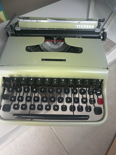 Macchina scrivere olivetti - macchina,