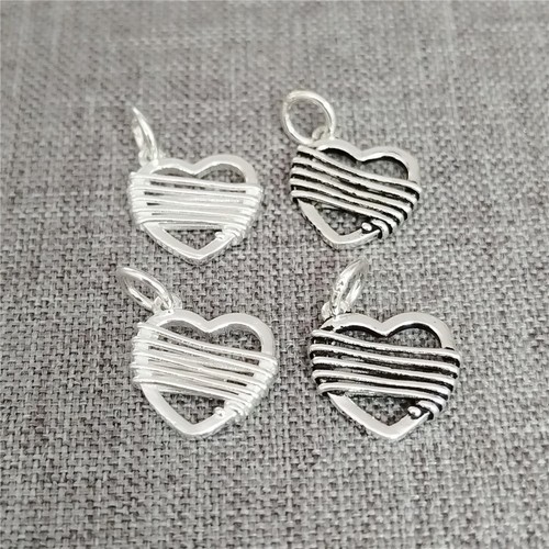 Charms cuore argento - 2,