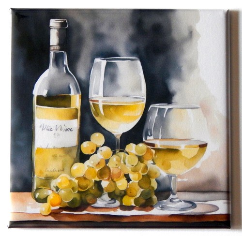 White wine fridge magnet sign - fridge,