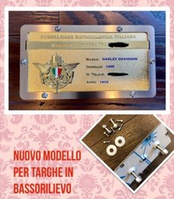 Porta targa fmi - kit, viti