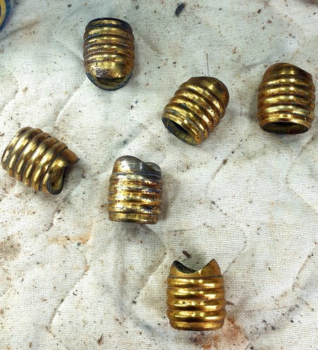 Brass bed rod ends finials - bed,