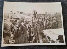 FOTO D'EPOCA 2 GUERRA MONDIALE FRONTE RUSSO COLONNA PRIGIONIERI SOVIETICI