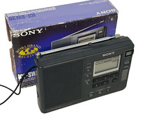 Sony ICF-SW30 Radio FM AM LW SW Ricevitore Portatile funziona su adattatore di rete