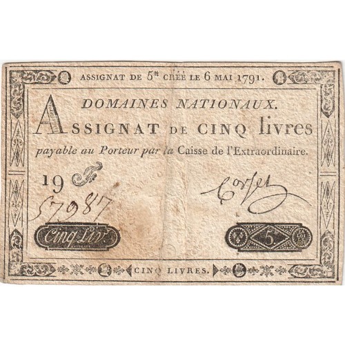 377742 francia 5 livre - 5,