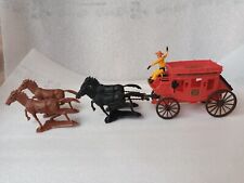 Soldatini Dulcop Scala 1:32 "Diligenza Phoenix - Dallas" Art 620 Far West Incomp