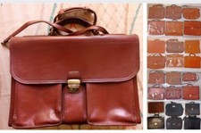 BORSA CARTELLA PORTADOCUMENTI in vera pelle, vintage, e altre