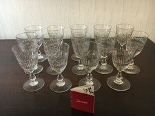 14 Bicchieri da Vino IN Cristallo Di Baccarat ( Costo Un Pezzo)