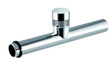 BONOMINI CANOTTO CON VALVOLA IMMISSIONE ARIA IN ABS CROMATO D32 AIRPIPE