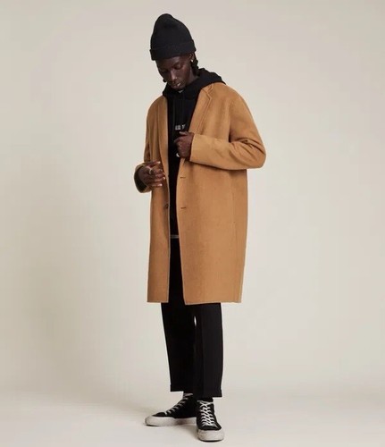 Cappotto lana uomo allsaints - cappotto,