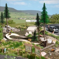 Modellino miniatura bike trail